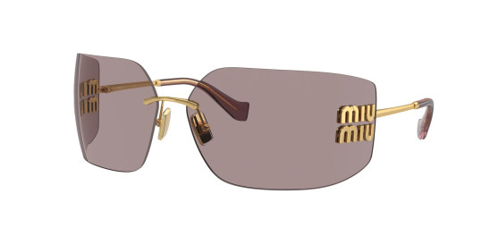 szczegóły Okulary przeciwsłoneczne Miu Miu 0MU 54YS 5AK06I80 Gold-Light Purple Brown