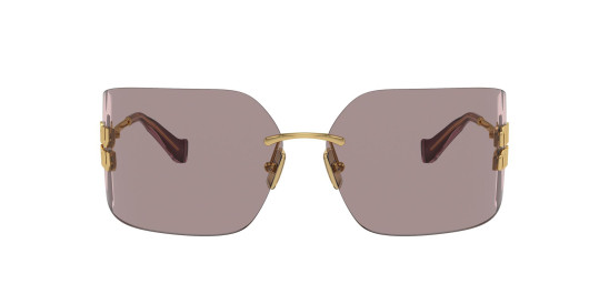 szczegóły Okulary przeciwsłoneczne Miu Miu 0MU 54YS 5AK06I80 Gold-Light Purple Brown