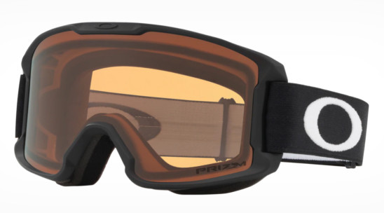 szczegóły Gogle narciarskie dziecięce Oakley Line Miner Youth Matte Black z soczewkami Prizm Snow Persimmon GBL