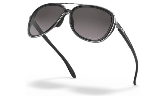 szczegóły Damskie okulary przeciwsłoneczne Oakley 4129-1758 Split Time Vltblack W/ Prizm Grey Gradient
