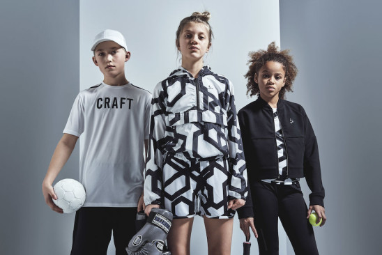 szczegóły Spodnie dziecięce z gumką Craft 1908876-007999 Focus Mesh Jr 