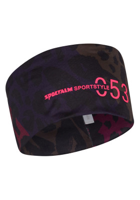 Damska opaska Sportalm Chewing Neon Pink