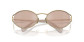 podgląd Okulary przeciwsłoneczne Miu Miu 0MU 52YS ZVN20F54 Pale Gold–Pink Mirror Internal Silver