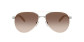 podgląd Okulary przeciwsłoneczne Prada PR B57S 23E10S – Srebrny / Caff Sfumato Specchio Oro
