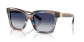 podgląd Okulary przeciwsłoneczne Dolce & Gabbana DG4498 34481455 – paskowany niebiesko-szary / niebieskie gradientowe soczewki