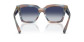 podgląd Okulary przeciwsłoneczne Dolce & Gabbana DG4498 34481455 – paskowany niebiesko-szary / niebieskie gradientowe soczewki