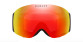 podgląd Oakley 7139-0300 Flight Deck Pro M Black z goglami narciarskimi Prizm Torch i Prizm Iced