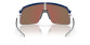 podgląd Fioletowe okulary przeciwsłoneczne Oakley 9463-6339 Sutro Lite Mtt Nvy/MttWhtw/Prizm