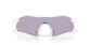 podgląd Oakley 9495-0836 Radar Plate Polished White z okularami sportowymi Prizm Slate
