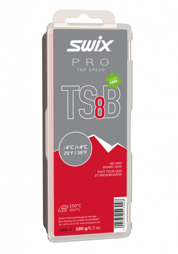 Swix TS08B-18 Top Speed B,červený,-4°C/+4°C,180g