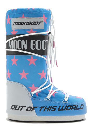 Moon Boot Icon Retrobiker, 002 Pink Stars