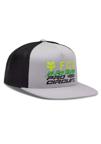 Fox Fox X Pro Circuit Sb Hat Steel Grey