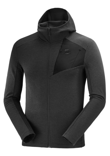 Salomon OUTLINE FZ HOODIE M Black