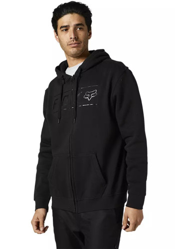 Męska bluza Fox Pinnacle Zip Fleece Black/Black