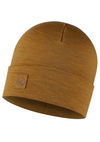 Buff 111170.118.10 Merino Heavyweight Beanie Solid Mustard