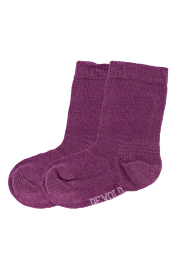 Devold Baby Merino Sock 2pk Peony