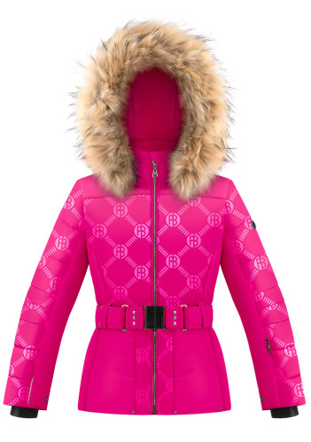 Poivre Blanc W23-1003-JRGL/E Ski Jacket Embo Magenta Pi