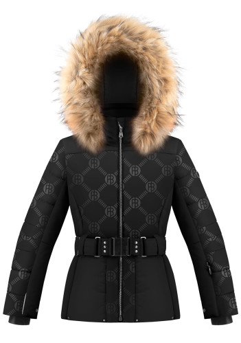 Poivre Blanc W23-1003-JRGL/E Ski Jacket Embo Black 3