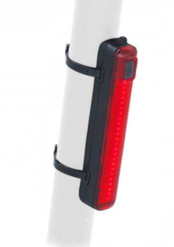 Author A-Stake L USB 20 lm R černá/červené-sklo, zadní světlo