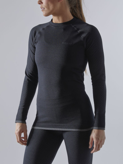 szczegóły Koszulka damska Craft 1909735-999000 W ADV Warm Fuseknit Intensity