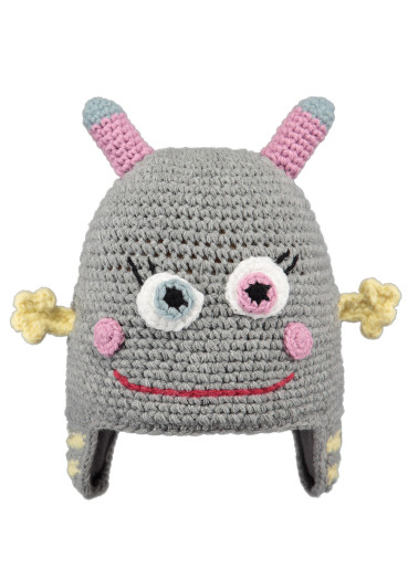 szczegóły Czapka dziecięca Barts Monster Beanie Girls Heather Grey