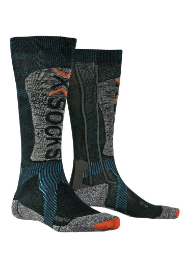szczegóły X-SOCKS Ski Energizer LT4.0 Petrol/Stone Grey Melange