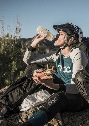 szczegóły Kask rowerowy POC Tectal Race MIPS Uranium Black/Hydrogen White Matt