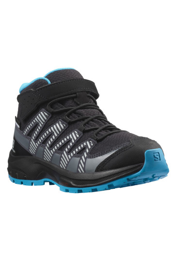 szczegóły Buty dziecięce Salomon XA PRO V8 MID CSWP K – Black / Monument / Black