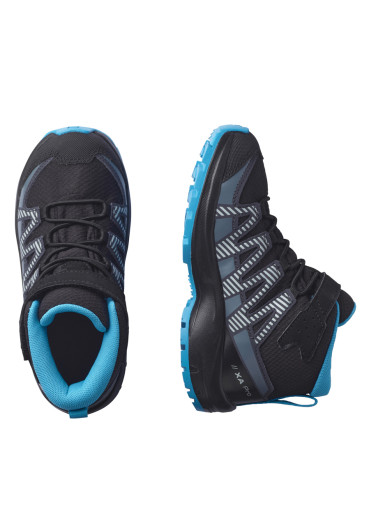 szczegóły Buty dziecięce Salomon XA PRO V8 MID CSWP K – Black / Monument / Black