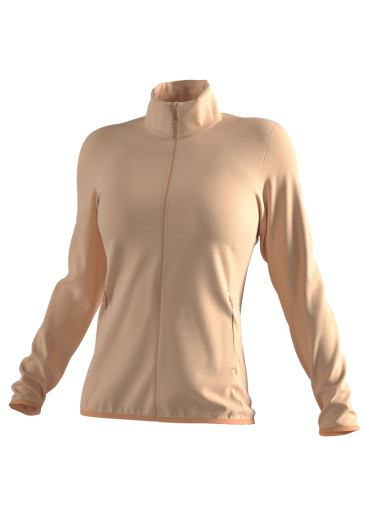 szczegóły Salomon Outrack Full Zip Mid W Apricot Ice
