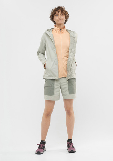 szczegóły Salomon Outrack Full Zip Mid W Apricot Ice