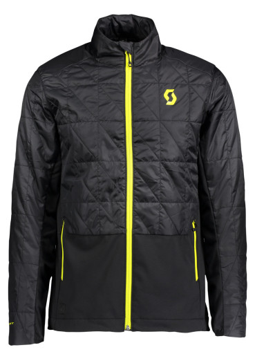 szczegóły Męska kurtka Scott Jacket M's Insuloft Hybrid FT Black/Sulphur Yellow