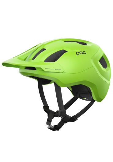 szczegóły Kask rowerowy Poc Axion Fluorescent Yellow / Green Matt