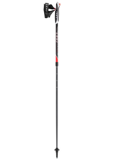 szczegóły Leki Poles Spin, black-white-fluorescent red, 100 - 130 cm