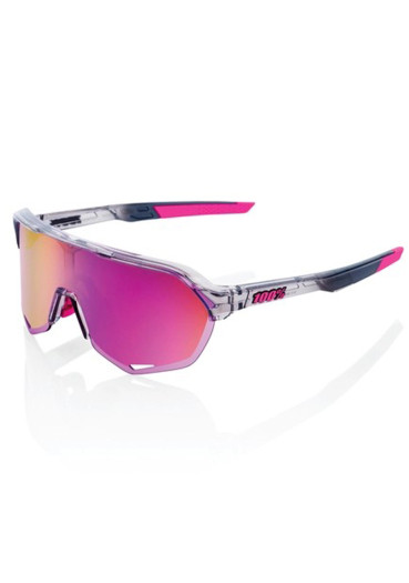 szczegóły 100% S2 - Polished Translucent Grey - Purple Multilayer Mirror Lens