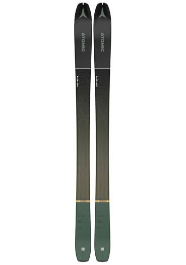 szczegóły Atomic BACKLAND 95 + SKIN 95 Black/Green