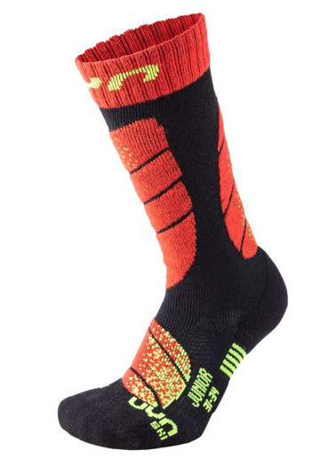 szczegóły UYN Ski Junior socks Black/Red