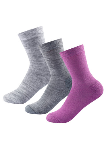 szczegóły Ponožky Devold Daily Merino Medium Sock 3pk W Anemone Mix