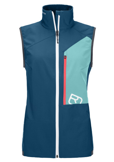 szczegóły Dámská vesta Ortovox Berrino Vest Petrol Blue