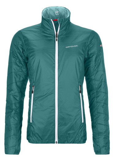 szczegóły Dámská bunda Ortovox Swisswool Piz Bial Jacket W Pacific Green