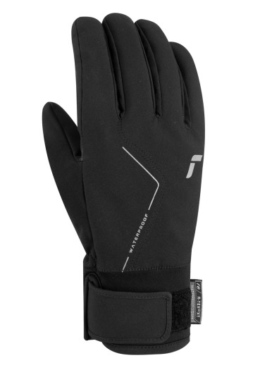 szczegóły Rękawiczki dziecięce Reusch Diver X R-TEX® XT TOUCH-TEC™ JR 7702 w kolorze czarno-srebrnym