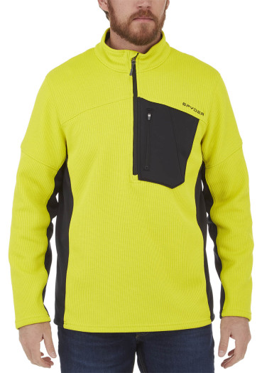 szczegóły Męski sweter Spyder Bandit Half Zip Ctu/Black