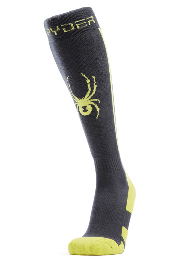 szczegóły Męskie podkolanówki Spyder Sweep ebony/yellow