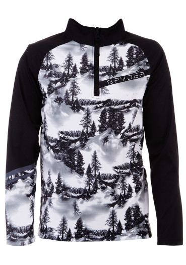 szczegóły Dziecięcy golf Spyder Boys Treeline-Zip T-Neck-tree line