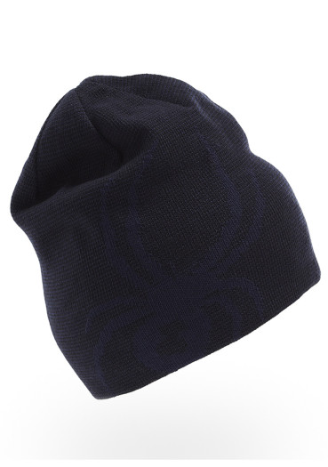 szczegóły Dziecięca czapka Spyder Boys Reversible Bug navy