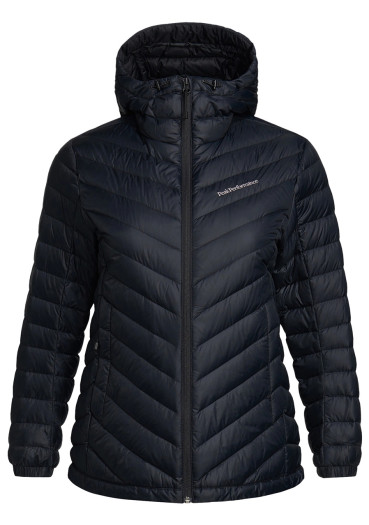 szczegóły Damska kurtka Peak Performance W Frost Down Hood Jacket – Black