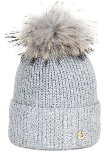 szczegóły Granadilla Doutey Fur Beanie 004 Pearl Grey