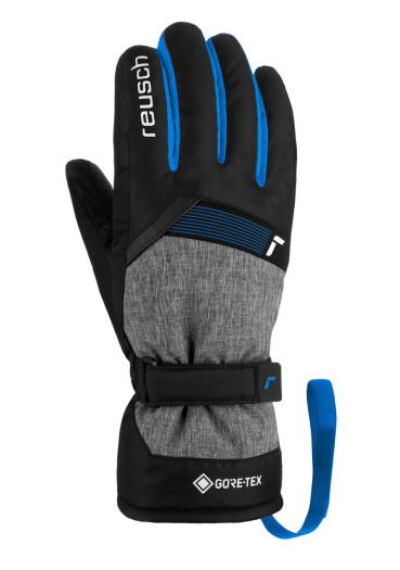 szczegóły Dětské lyžařské rukavice Reusch Flash GORE-TEX JR Black/Mel/Brill Blue