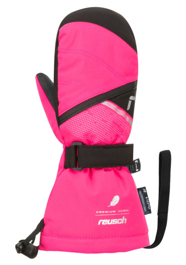 szczegóły Rękawiczki dziecięce Reusch Kaden Down R-TEX® XT Mitten 3350 pink glo