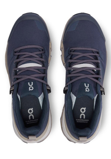 szczegóły On Running Cloudwander Waterproof, Navy/Desert